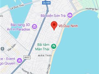 Bán dãy nhà trọ mt võ duy ninh, sơn trà, dt 108m2, đường 7,5m, gần biển, giá 4.6 tỷ