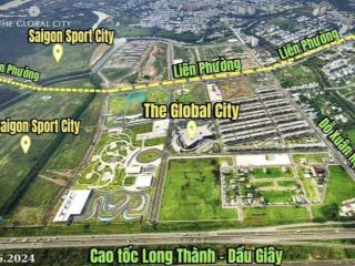 Bán nhanh lô biệt thự kdc hoàng anh minh tuấn, đối diện global city, giá 110tr/m2