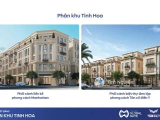 Bán liền kề biệt thự vinhomes cổ loa phân khu tinh hoa 80m2 giá 21.3 tỷ, ck 10%, vay 18 tháng ls 0%