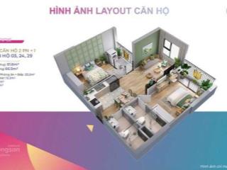 Bán căn hộ 3n (75,8m2) tòa i1 đối diện công viên hồ trung tâm giá 5,75 tỷ!!