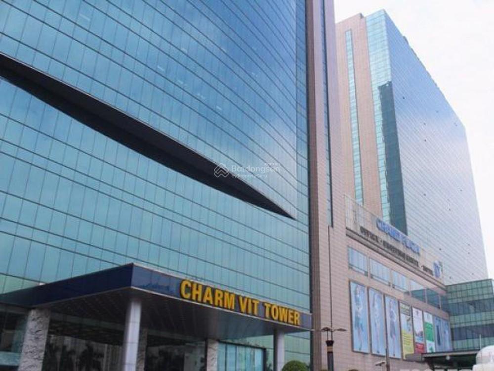 Bql charmvit tower 117 trần duy hưng, cho thuê 550m2. giá thuê 450.000k/m2/th