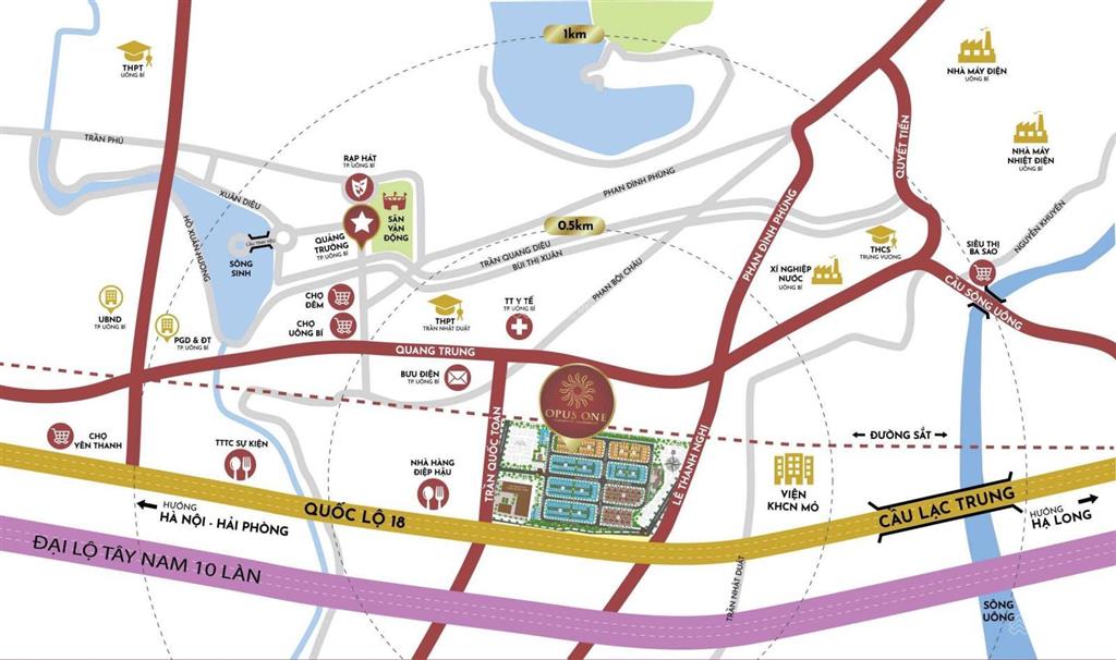 Vốn 300 triệu sở hữu 100m2 đất trung tâm tp uông bí  ngân hàng hỗ trợ vay vốn 70%