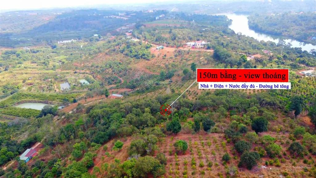 Bán đất view hồ, bđs vip tt kiến đức, 1.85ha, 5000m2 thổ cư, giá 12 tỷ