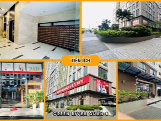 Cần bán shophouse 151,24m2 green river q8. mt phạm thế hiển. 1 trệt 1 lầu. sổ hồng sẵn.hđ thuê 20tr