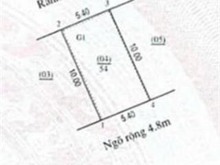 Cần bán gấp mảnh đất phân lô ô tô vào nhà  thoáng trước sau dương khuê 54m2 mt 5.4m đường 5,4m