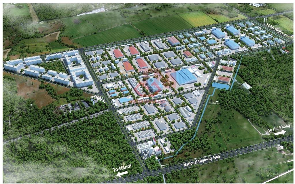 Cđt bán lô đất 1ha kcn minh quang, hưng yên tiếp giáp ql5 (hà nội  hải phòng)  giá 3,1 triệu/m²