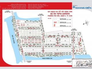 Đất nền dự án topia khang điền quận 9, lô biệt thự 150 m2 giá 54 tr/m2, đường 18m, 0919 009 ***