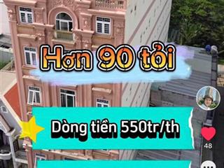 7 tầng+ hầm đường số tân quy  dòng tiền 550tr/th  gần lotte mart  hơn 90 tỷ