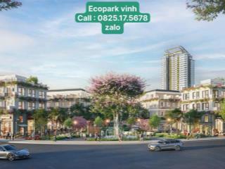 Mở bán siêu phẩm kinh doanh sầm uất tại phân khu central plaza ecopark vinh