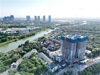 Bán căn hộ 2 phòng ngủ diện tích 79 m2 mặt view trực diện sông bắc hưng hải toà fibonan ecopark