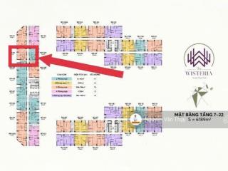 Chỉ 1.85 tỷ sở hữu ngay căn hộ 3pn 108,7m2 htls 0% 30/06/26 tại dự án the wisteria, t3 nhận nhà