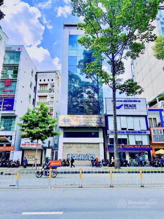 Cho thuê tòa nhà đường trần hưng đạo, phường cầu kho, quận 1. dt 8x20m. hầm trệt 8 lầu