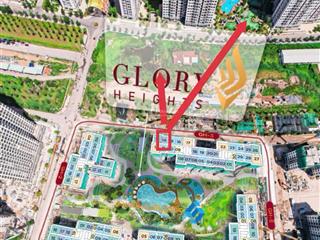 Bán gấp 1pn + glory height diện tích lớn view siêu thoáng