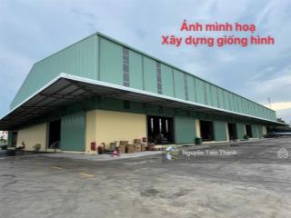 Kho xưởng 4.080m2 xây dựng mới, có pccc tự động và điện 3 pha, đường quốc lộ 1a