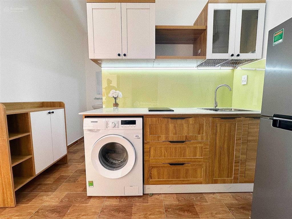 Thuê ch 2pn balcony full nt mới 100% full nt cao cấp, chu văn an, gần nơ trang long, bình thạnh