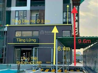 Cho thuê shophouse sổ hồng lâu dài 1 trệt 1 lầu 115m2 park 4 giá 15 tr/tháng vừa kinh doanh vừa ở