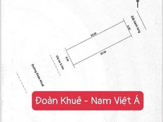 Bán lô đất đường đoàn khuê  nam việt á, diện tích 100m2 giá 4 tỷ 990