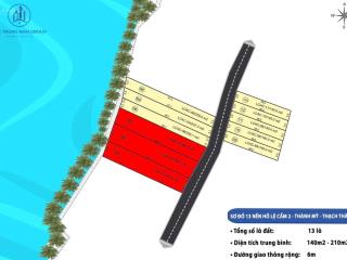 Bán 5 suất đất full thổ cư view trực tiếp hồ lệ cẩm 2. đón sóng đường liên tỉnh 14 m + ql 217b