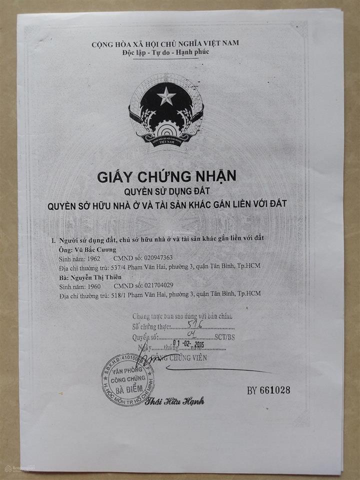 Bán gấp nhà hẻm xe hơi 6m  113m2  4pn  bà điểm