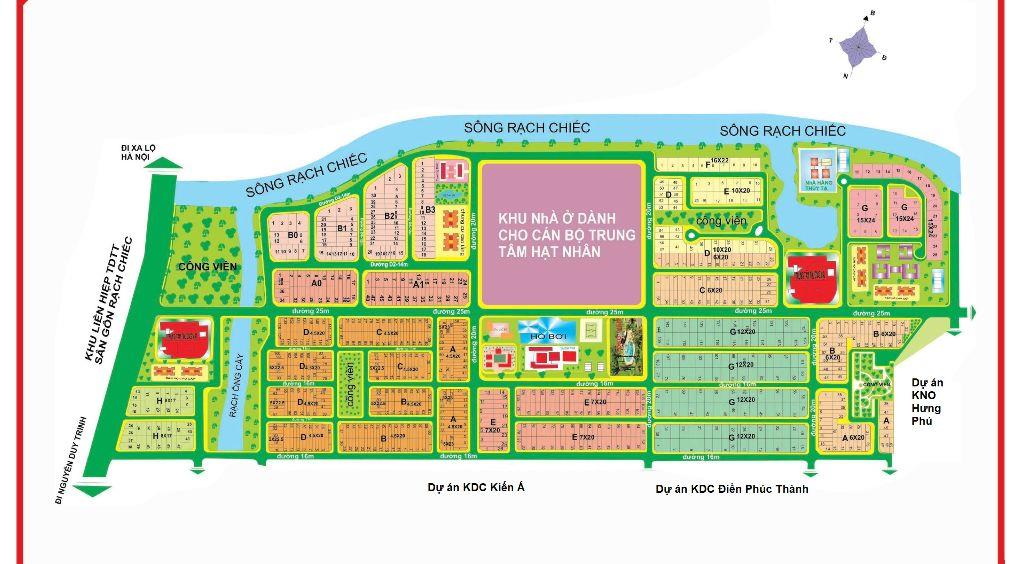 Bán đất KDC Nam Long, Quận 9 DT 200m2, giá 72tr/m2, biệt thự 1triệt 1.5 lầu