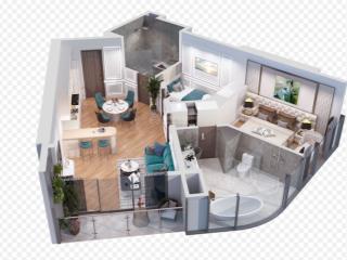 Căn hộ view vịnh di sản bái tử long 700tr, bg đầy đủ nội thất giá, cho thuê cố định 15tr/tháng