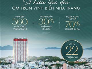 Mở bán căn hộ view biển hòn chồng gía chủ đầu tư