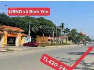 Lô 69m2 mặt đường làng sen trì, sát nhà văn hoá, bình yên thạch thất, gần fpt và đhqg chỉ 5 phút