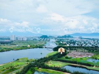 Đất biệt thự fpt 700m2 3 mặt thoáng, view sông cổ cò. nhìn sang sân golf brg