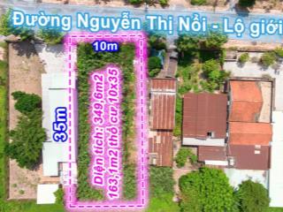 Bán nhanh lô đất 350m2  mặt tiền đường bùi thị điệt  nhuận đức  củ chi (a4)