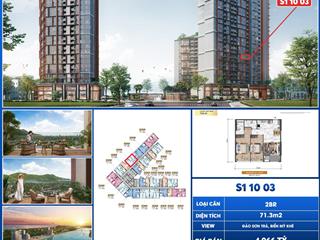 Độc quyền căn 2pn, 79.4m2, view sông hàn, pháo hoa. giá chỉ 7,19 tỷ (ttn).  0932 509 *** ms na