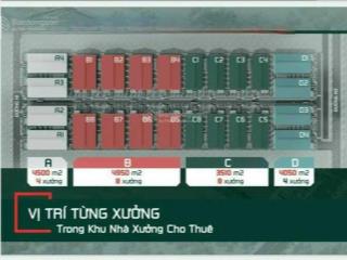 Cho thuê 3.510m2 4.050m2 4.500m2 4.950m2, xưởng mới, giá rẻ, trong kcn bình dương