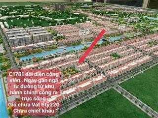 1 căn shophouse duy nhất full chiết khấu tại sun urban hà nam . quỹ căn độc quyền