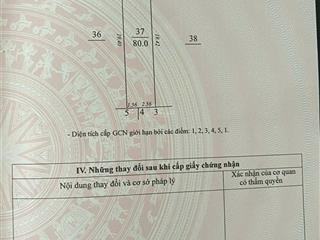 Bán đất tái định cư nhổn, phường phương canh, giá tốt chỉ 156 triệu/m2, 80m2. sổ đỏ chính chủ