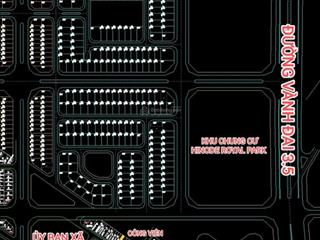 Bán lô hiếm 85.7m2 hai mặt thoáng. đường 9m sau nhà là công viên hinode royal park. đất dv di trạch