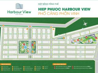 Bán đất sổ đỏ 80m2 dự án hiệp phước harbour view giá 1,7 tỷ sẵn sổ dãy a đẹp , công chứng ngay