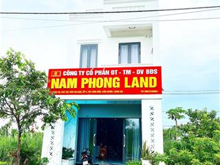 Văn phòng bđs nam phong land, b2 90 kdc sài gòn village bán đất nền dt 80m2