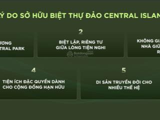 Bán biệt thự đảo dự án eco central