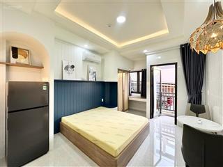 Hình thật giá thật  studio balcony/ 1pn  full nội thất cao cấp  thang máy, pccc  gần đh vlu cs3