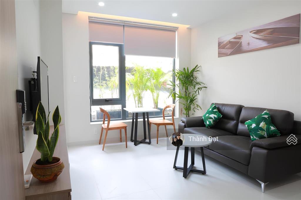 Căn hộ trung tâm q1, 1 phòng ngủ  1 phòng khách balcony  máy giặt riêng, gần đài truyền hình htv