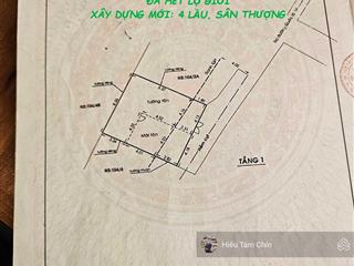 45tr/m2, 84.7m2, 8.36m x 10m, giáo xứ chợ cầu, gần emart phan huy ích