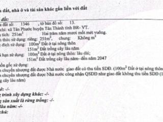 Bán nhà ở cái mép đường 965, đường chính vô cảng cái mép thị vải. phú mỹ, brvt. giá 6,3 tỷ