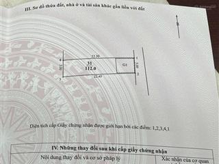 Cần bán gấp mảnh đất 112m2, lô góc, ô tô qua, 20m ra mặt phố phương canh.  ngay 0337 683 ***