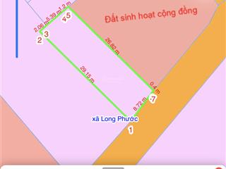 Bán nhà xã long phước  kế nhà văn hoá  dt  243m2 thổ cư 100m2 đường nhựa kinh doanh giá ngộp sâu