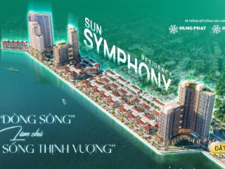 Căn hộ cao cấp sun symphony, vị trí vàng,view sông hàn, tầm nhìn đắt giá,ck khủng,giá trực tiếp cđt