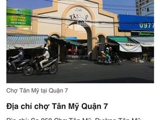 Bán nhà mt đường số 1 chợ tân mỹ p.tân phú l quận 7 giáp ranh phú mỹ hưng