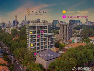 Serenity sky villas căn hộ hạng sang quận 3  bán căn duplex 3pn full hồ bơi riêng  private lift
