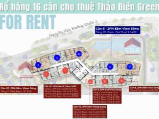 Thao dien green cho thuê | 16 căn thảo điền green đang có giá thuê rẻ từ basic đến full