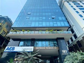 Độc quyền cho thuê vp hạng b + tại tòa detech tower 2 dt 54, 97, 120m2... 2000m2 giá từ 190k/m2/th