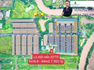 Cần tiền bán lô đất nền xây dựng tự do kdc park riverside 84m2 7,3 tỷ 0931 769 ***