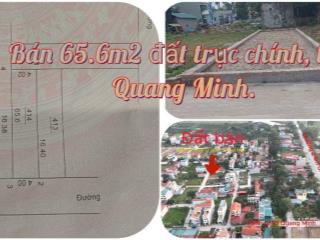 Bán đất trục chính, 65.6m2 đất tổ 9 thị trấn Quang Minh